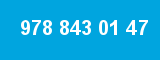 978 843 01 47 978 843 01 47